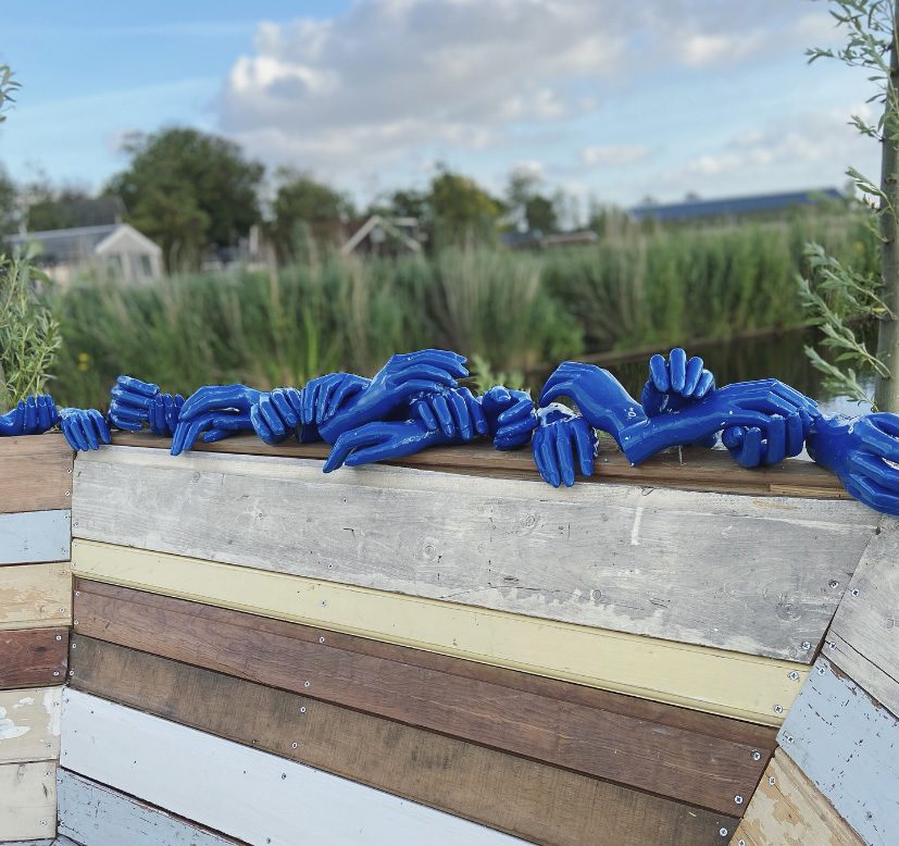 die handjes in de lucht